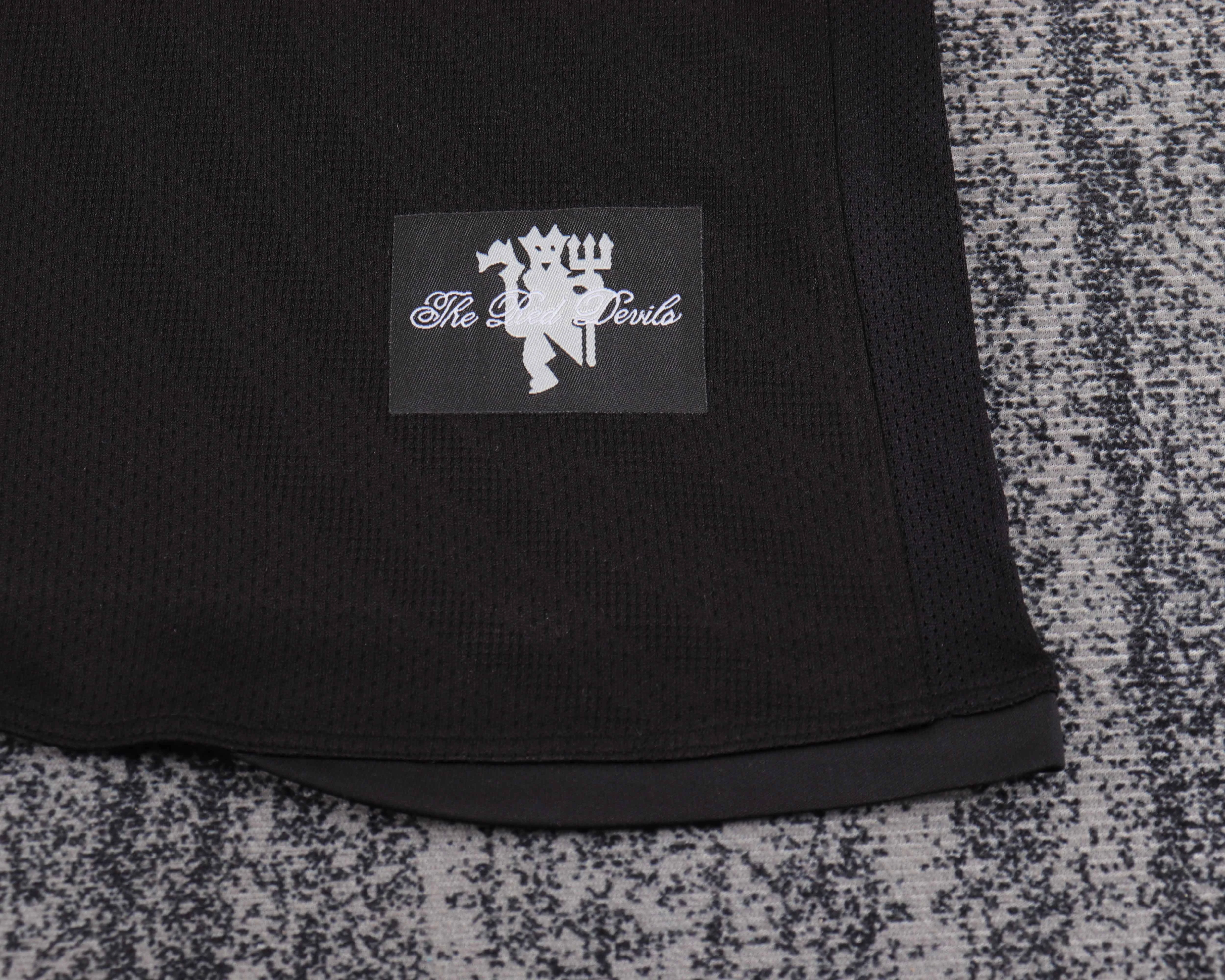 2007-08 Manchester United Away Retro Shirt Black - Kids Sizes view 14