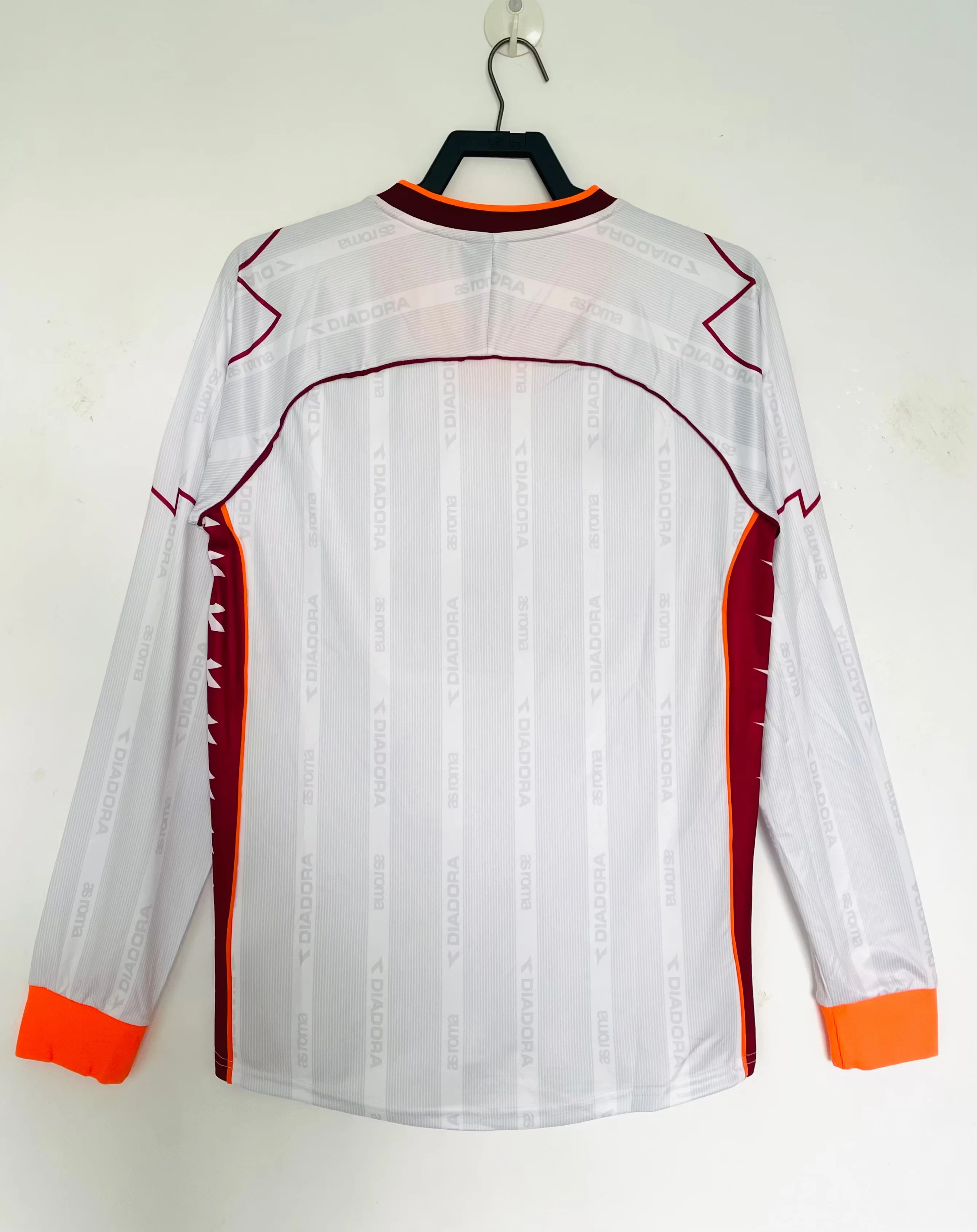 1999-00 Roma Away Retro Long-Sleeve Jersey view 2