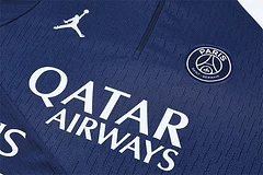 2025-26 Paris Saint-Germain Royal Blue Half-Dress Training Jersey view 12