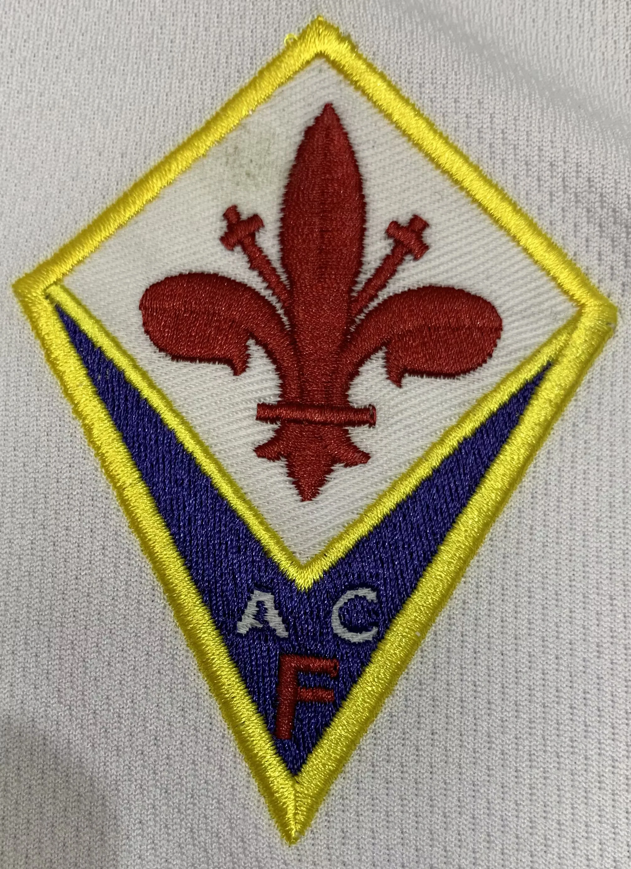 1998-99 Fiorentina away white retro jersey view 5