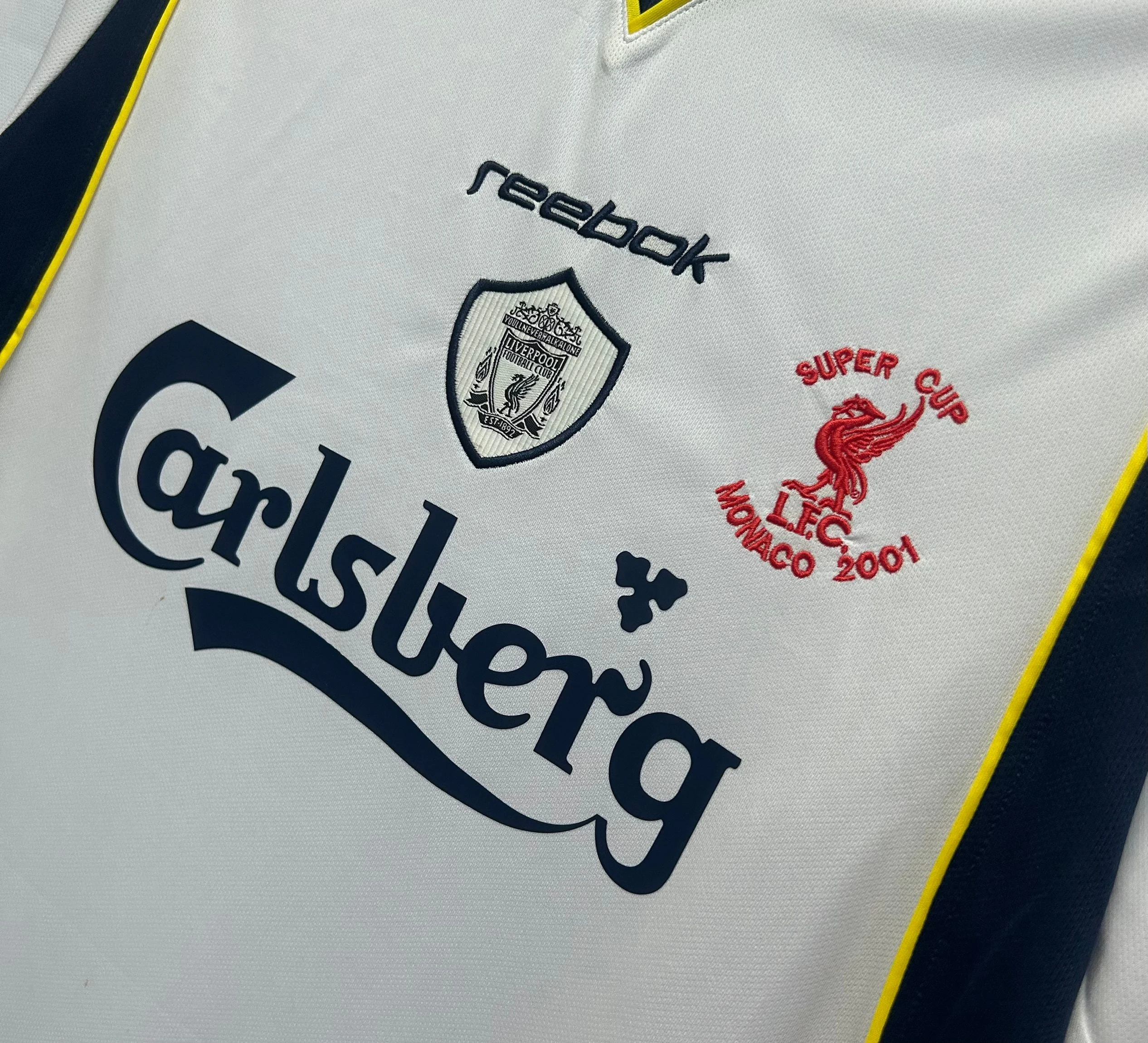 2001-02 Liverpool Away Retro Jersey view 5