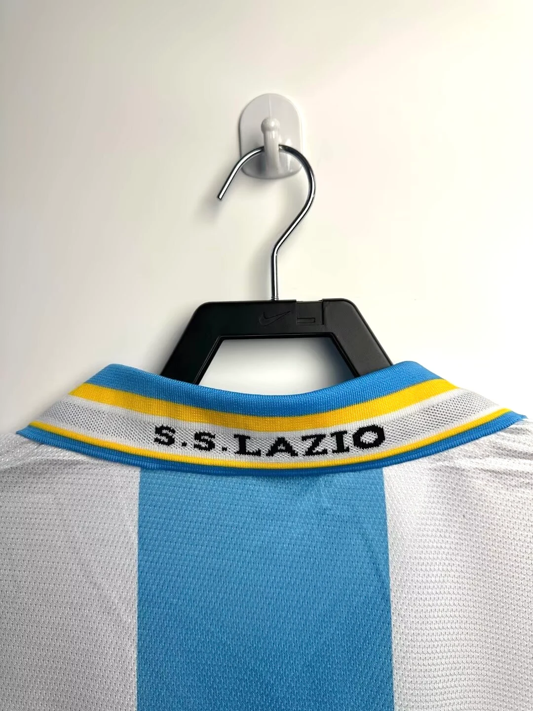 1999-00 Lazio home blue and white retro jersey view 7