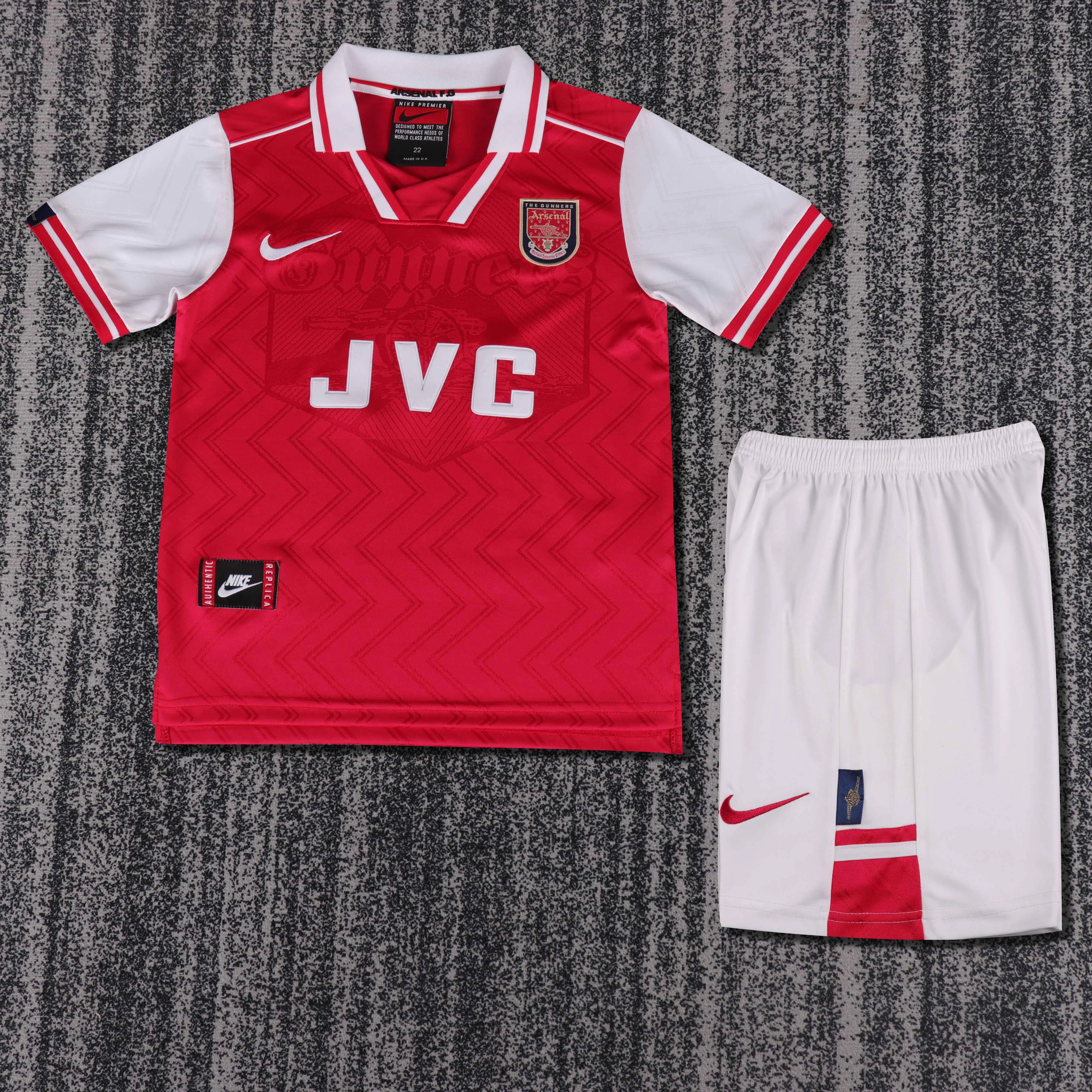 1996-97 Arsenal Home Retro Shirt - Kids