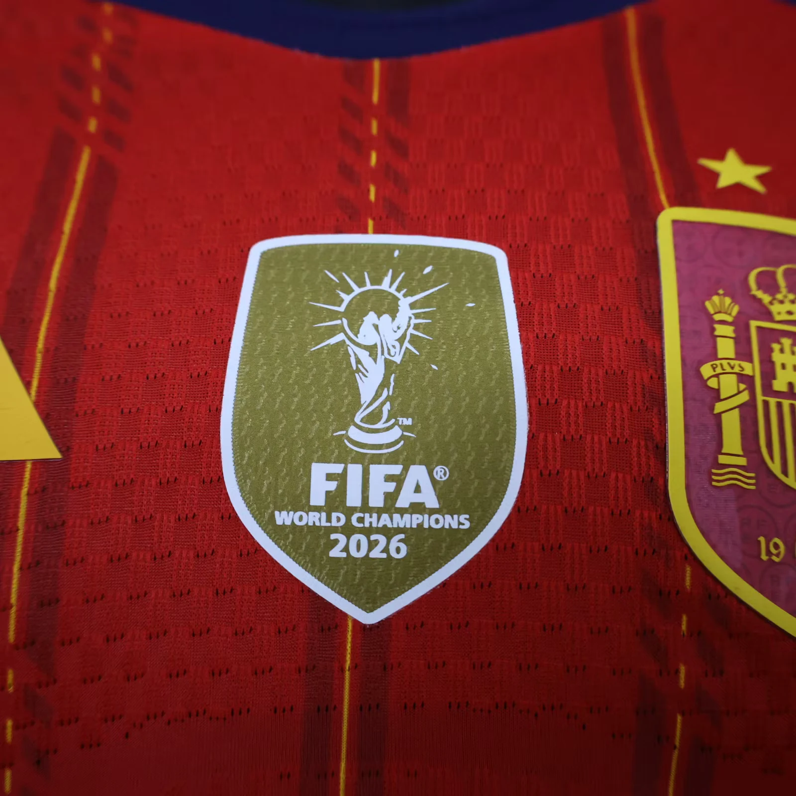 2026-27 Spain Home Long-Sleeve Jersey (with Two Stars) – Player Version view 6