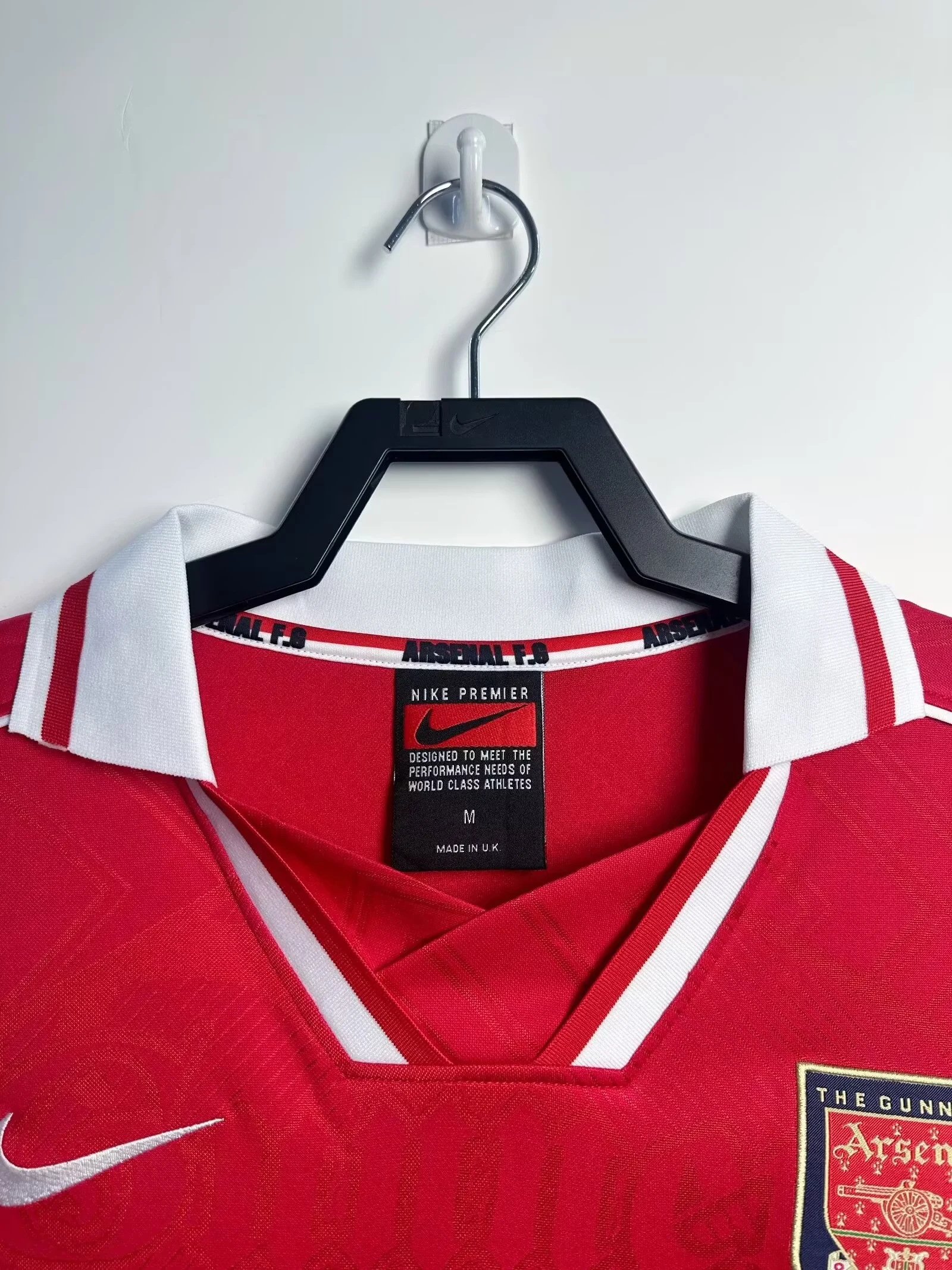 1996-97 Arsenal Home Long Sleeve Retro Shirt view 8