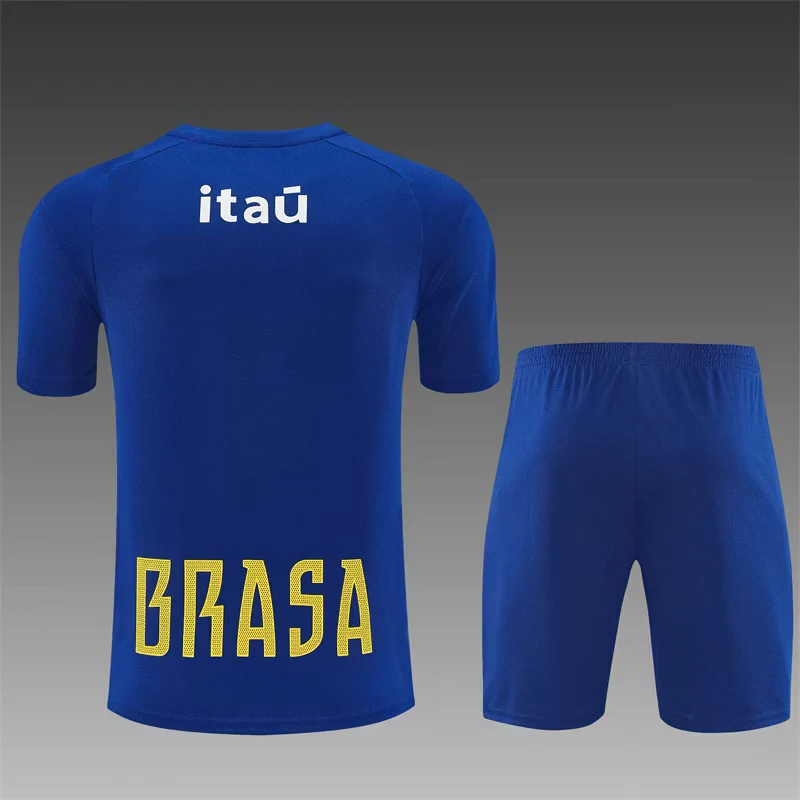 2026-27 Brazil Royal Blue Short-Sleeve Training Jersey view 2