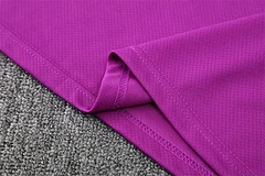 2025-26 Barcelona purple short-sleeved training jersey view 4