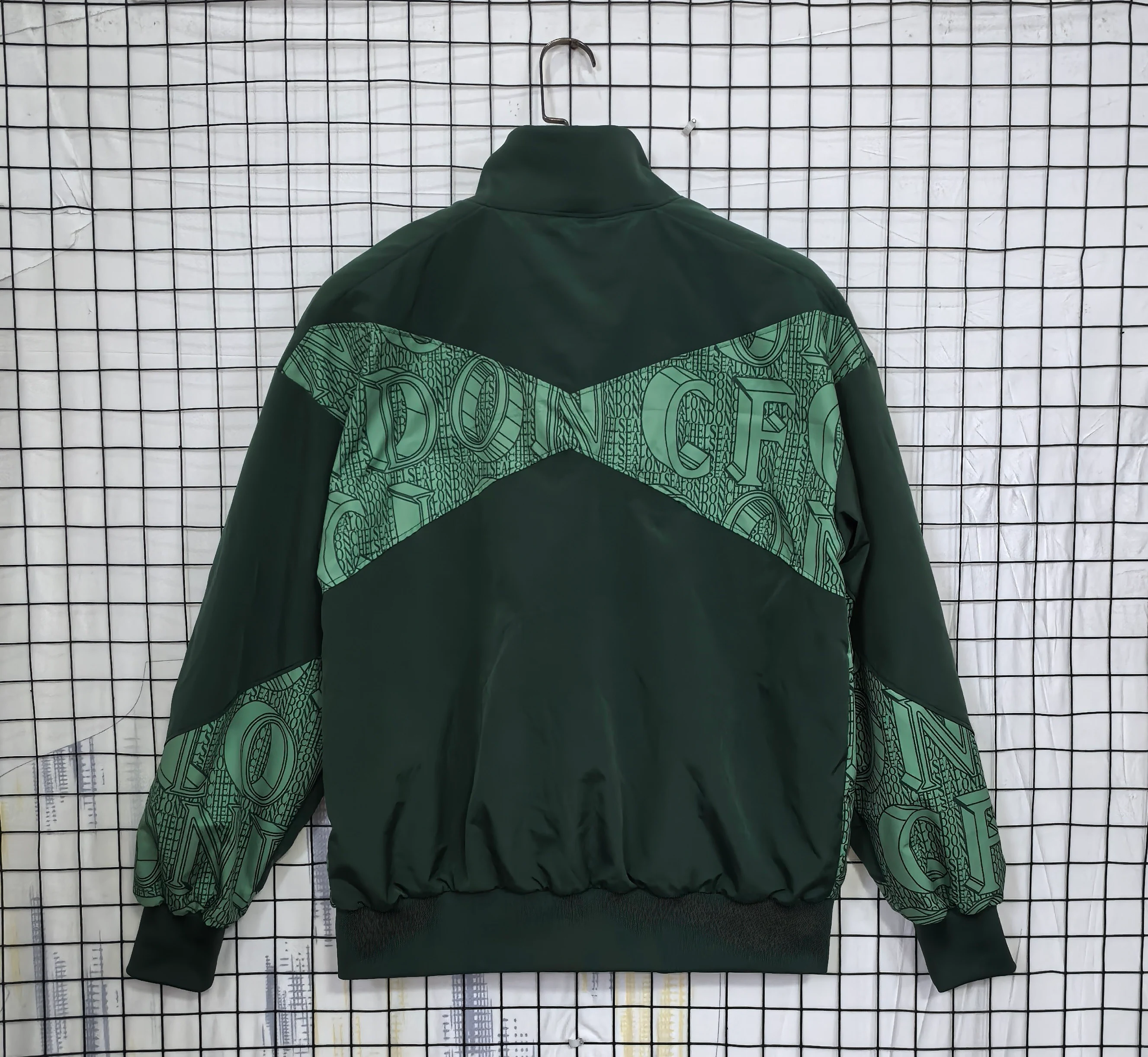 2025-26 Chelsea Green Waterproof Training Windbreaker view 2