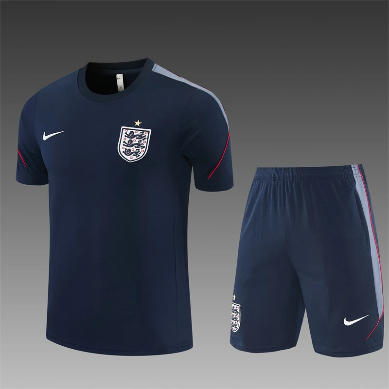 2026-27 Season England Royal Blue Short-Sleeve Training Jersey