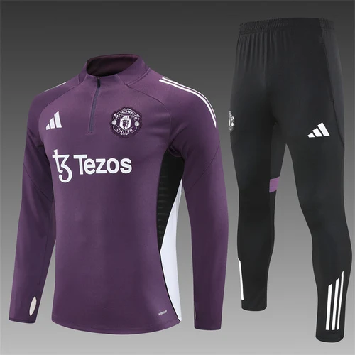 2025-26 Manchester United Purple Half-Pack Training Jersey