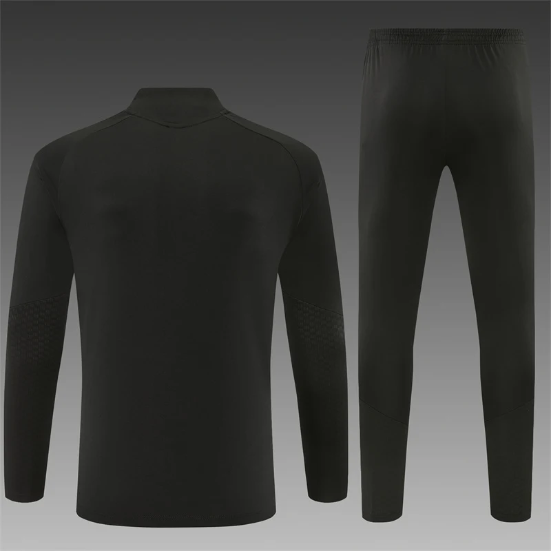 2026-27 Manchester United Black Half-Zip Training Jersey view 2