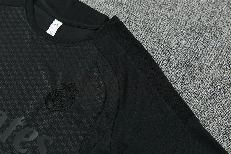2026-27 Real Madrid Black Short-Sleeve Training Jersey view 10