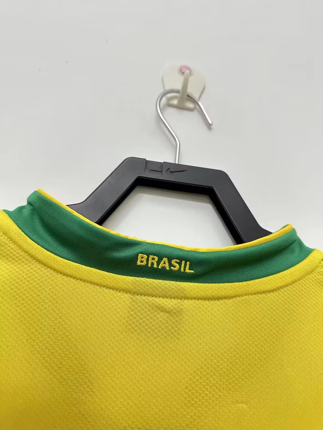 2006 Brazil Home Retro Jersey view 5