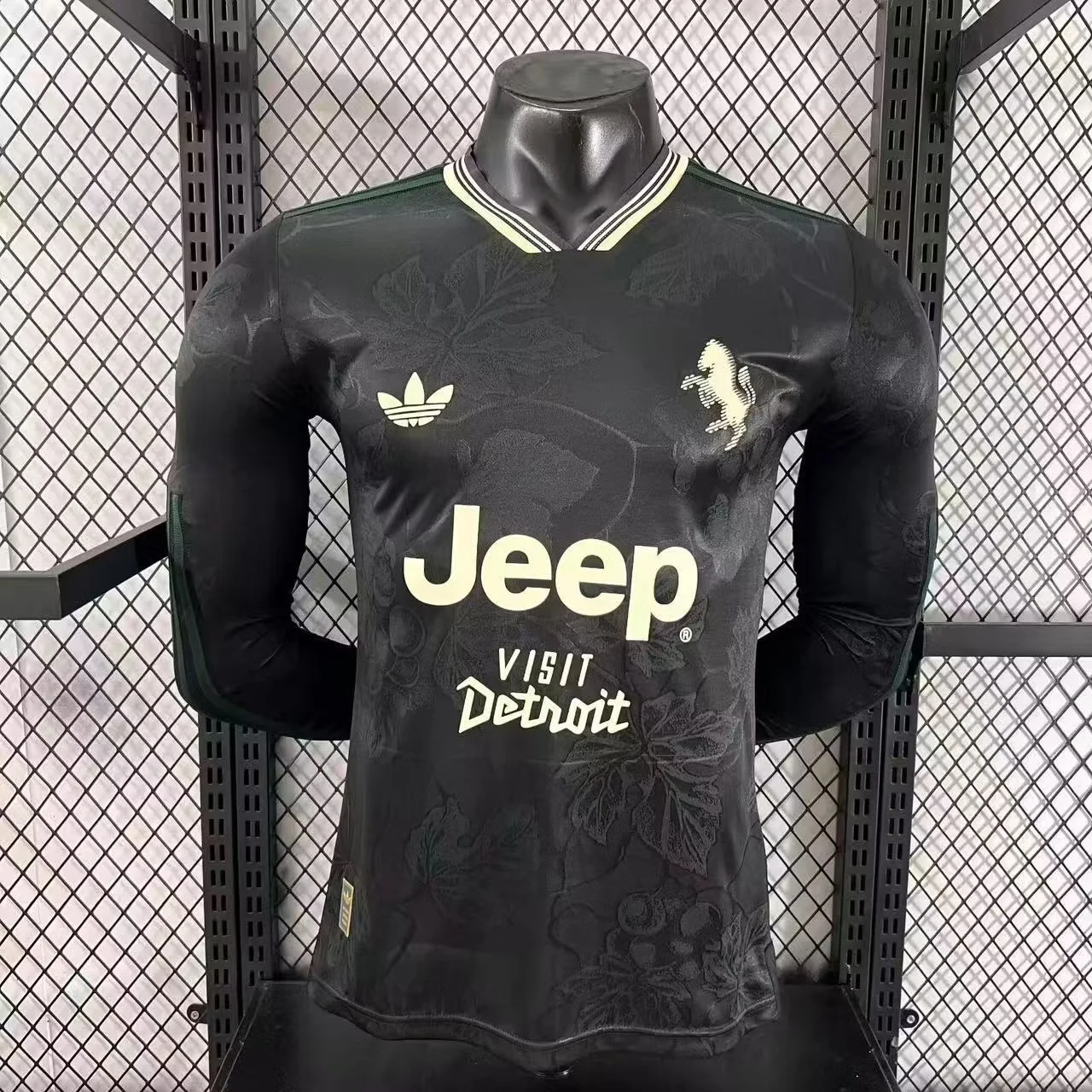2025-26 Juventus Second Away Long-Sleeve Jersey - Player Version