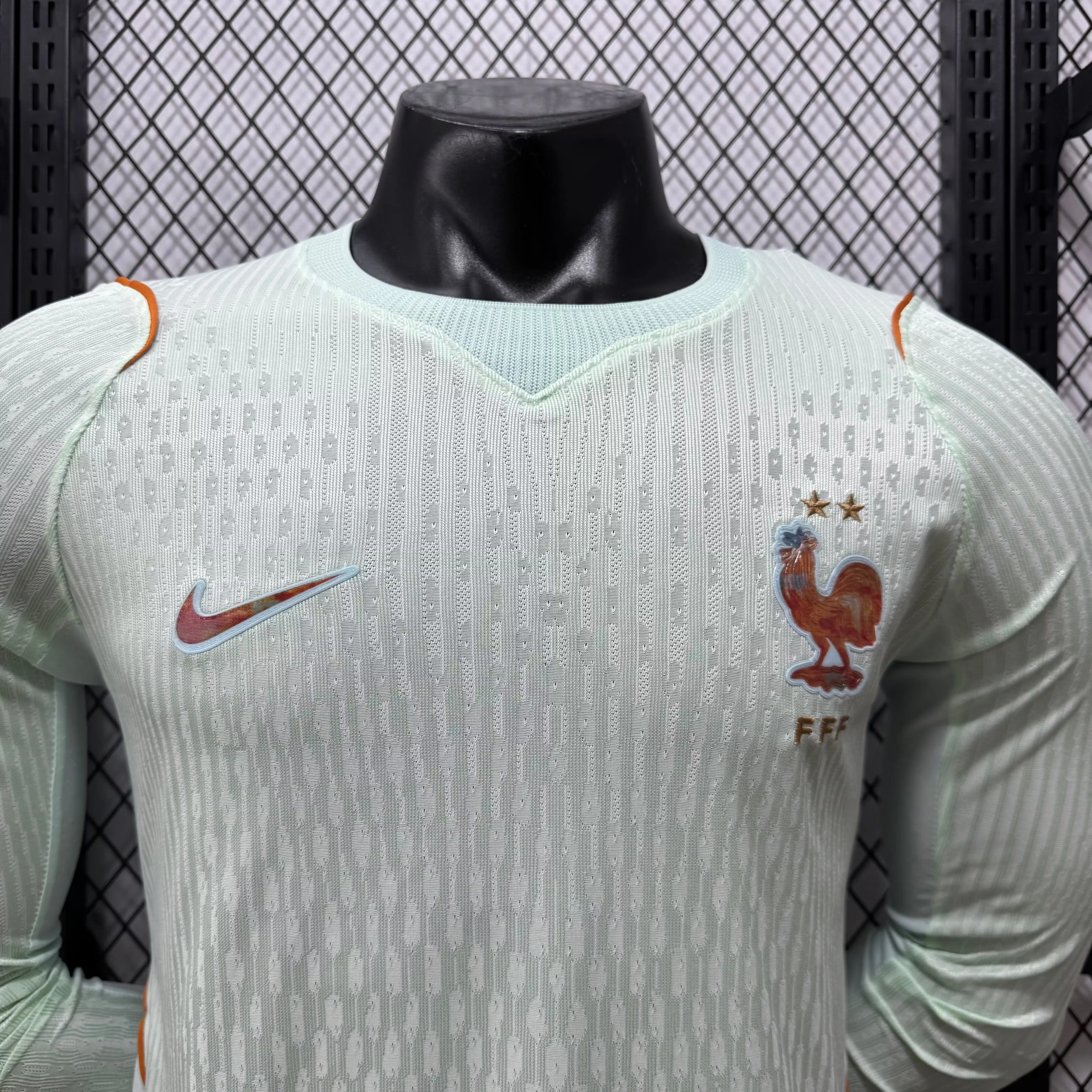 2026 France National Team Away Long-Sleeve Jersey – Player Version view 3