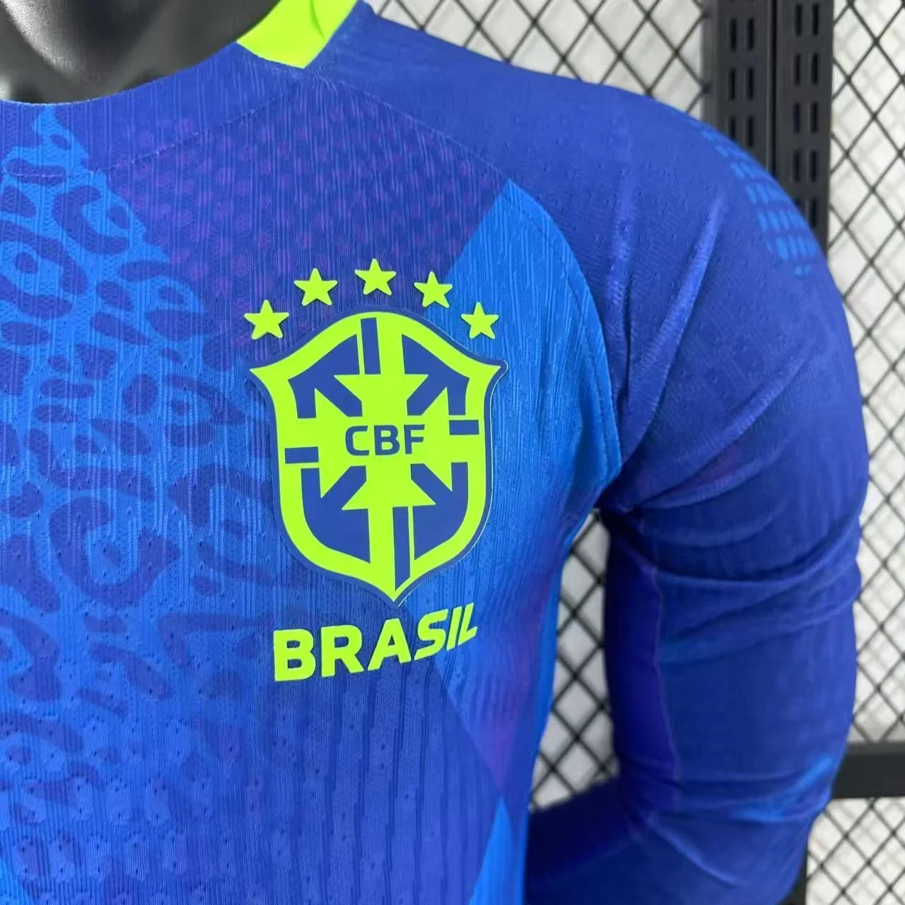 2025-26 Brazil Away Long-Sleeve Jersey – Player Version view 4