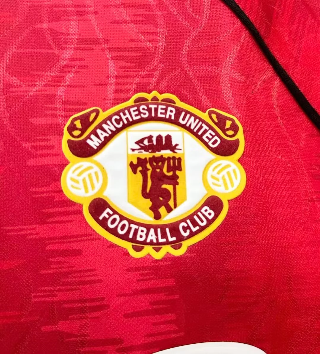1990-92 Manchester United Home Retro Shirt view 7