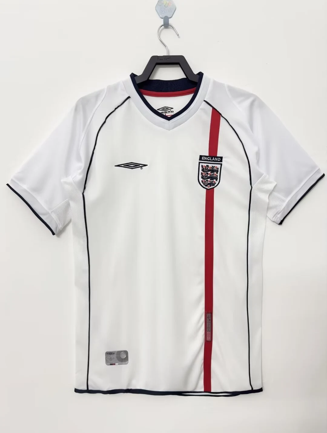 2002 England Home Retro Jersey