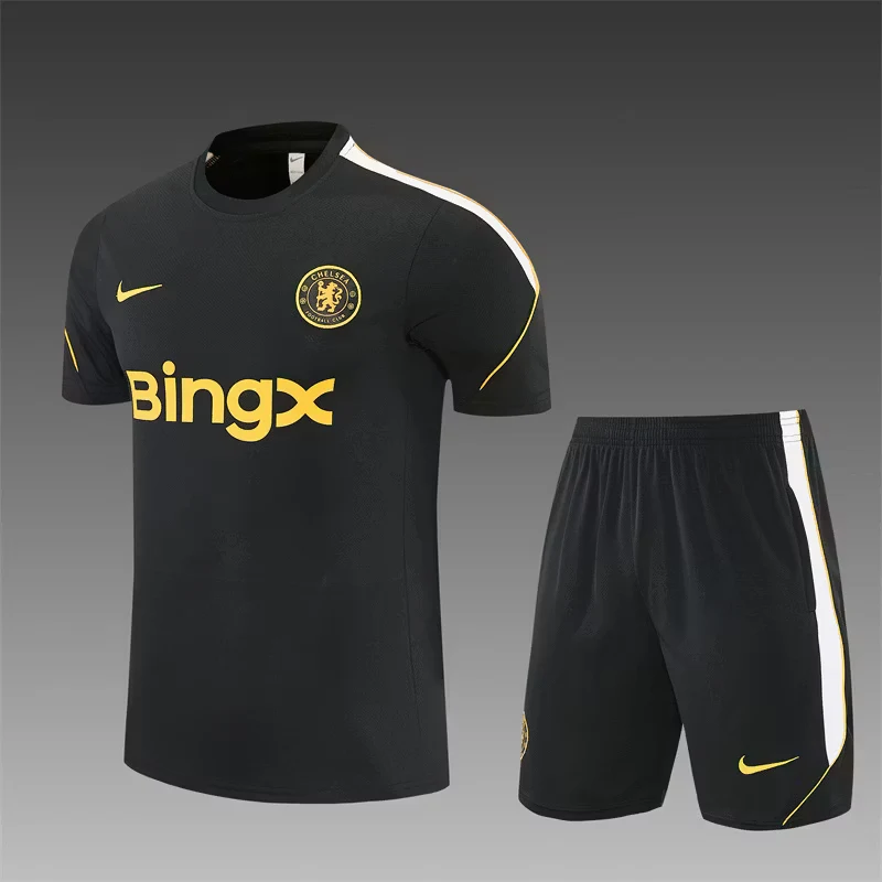 2026-27 Chelsea Black Short-Sleeve Training Jersey