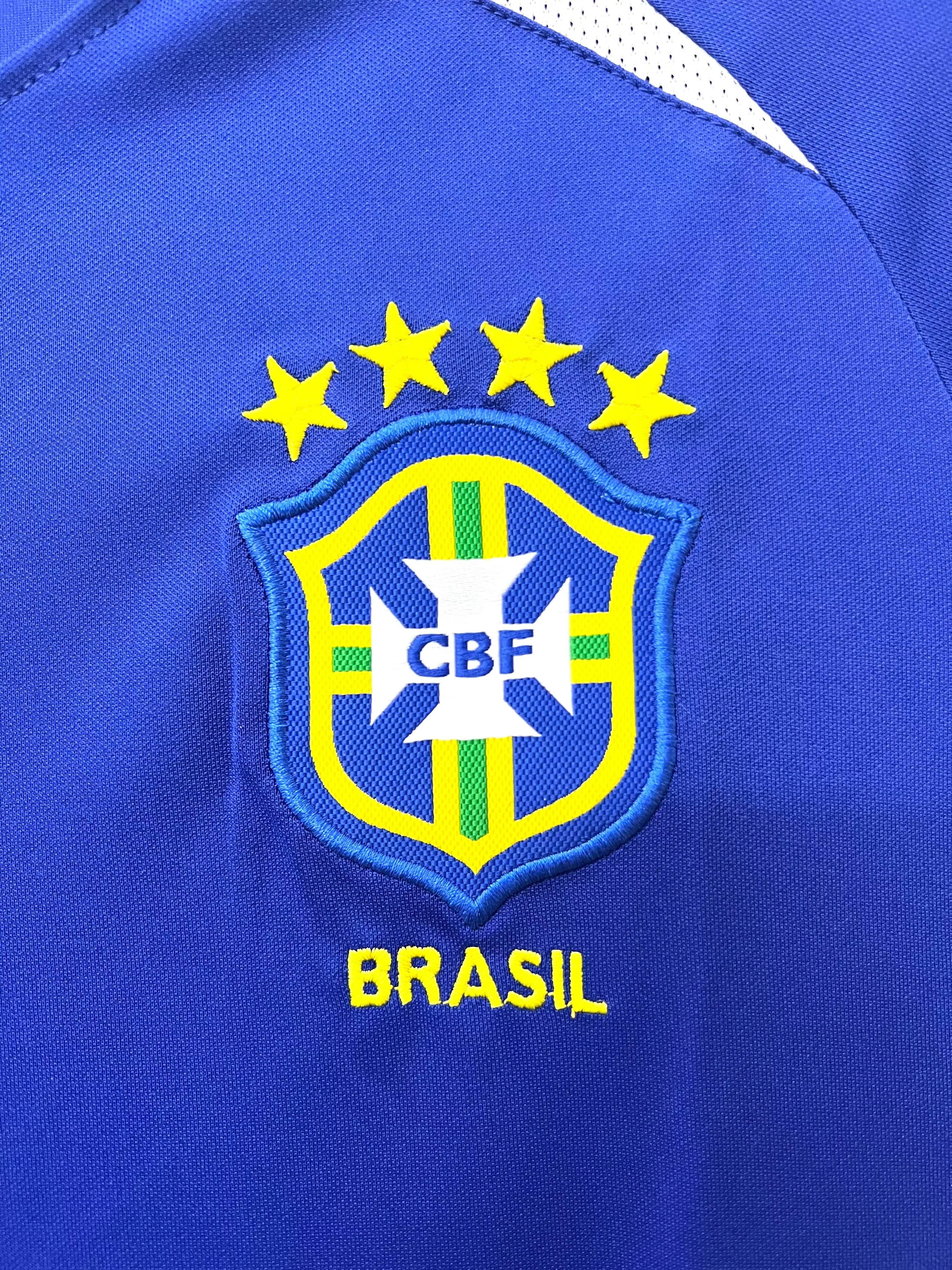 2002 Brazil Away Retro Jersey view 6