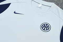 2025-26 Inter Milan Light Grey Short Sleeve Training Jersey view 9