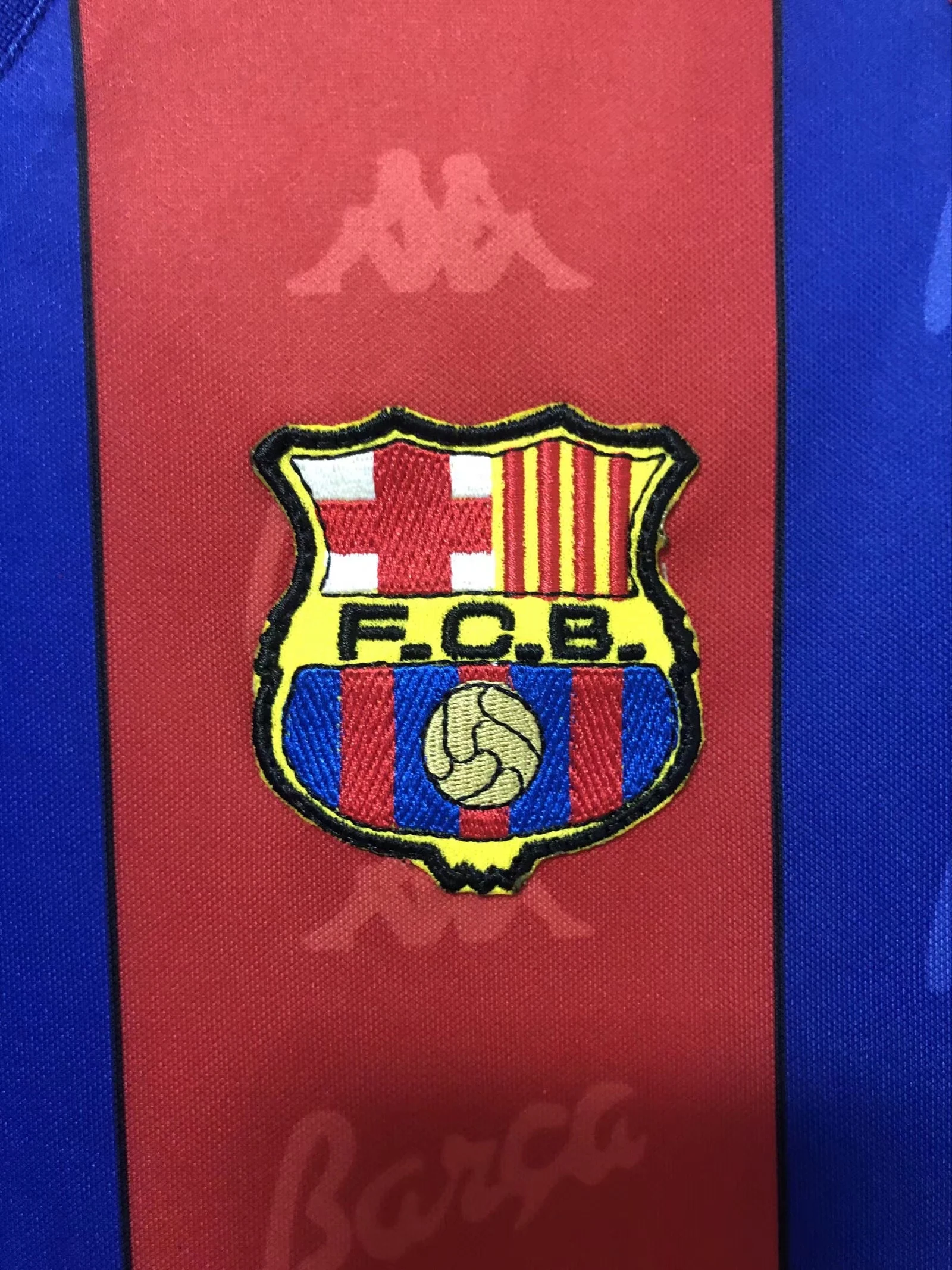 1996-97 Barcelona Home Retro Jersey view 8