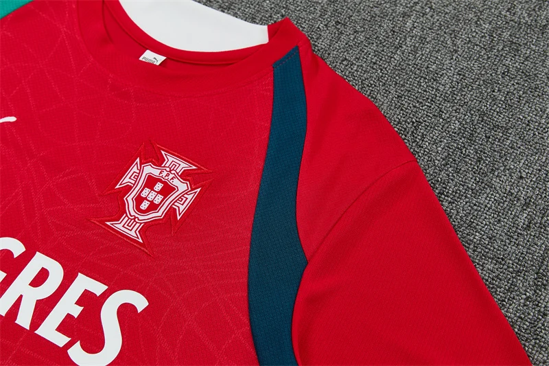 2026-27 Portugal Red Short-Sleeve Training Jersey view 8