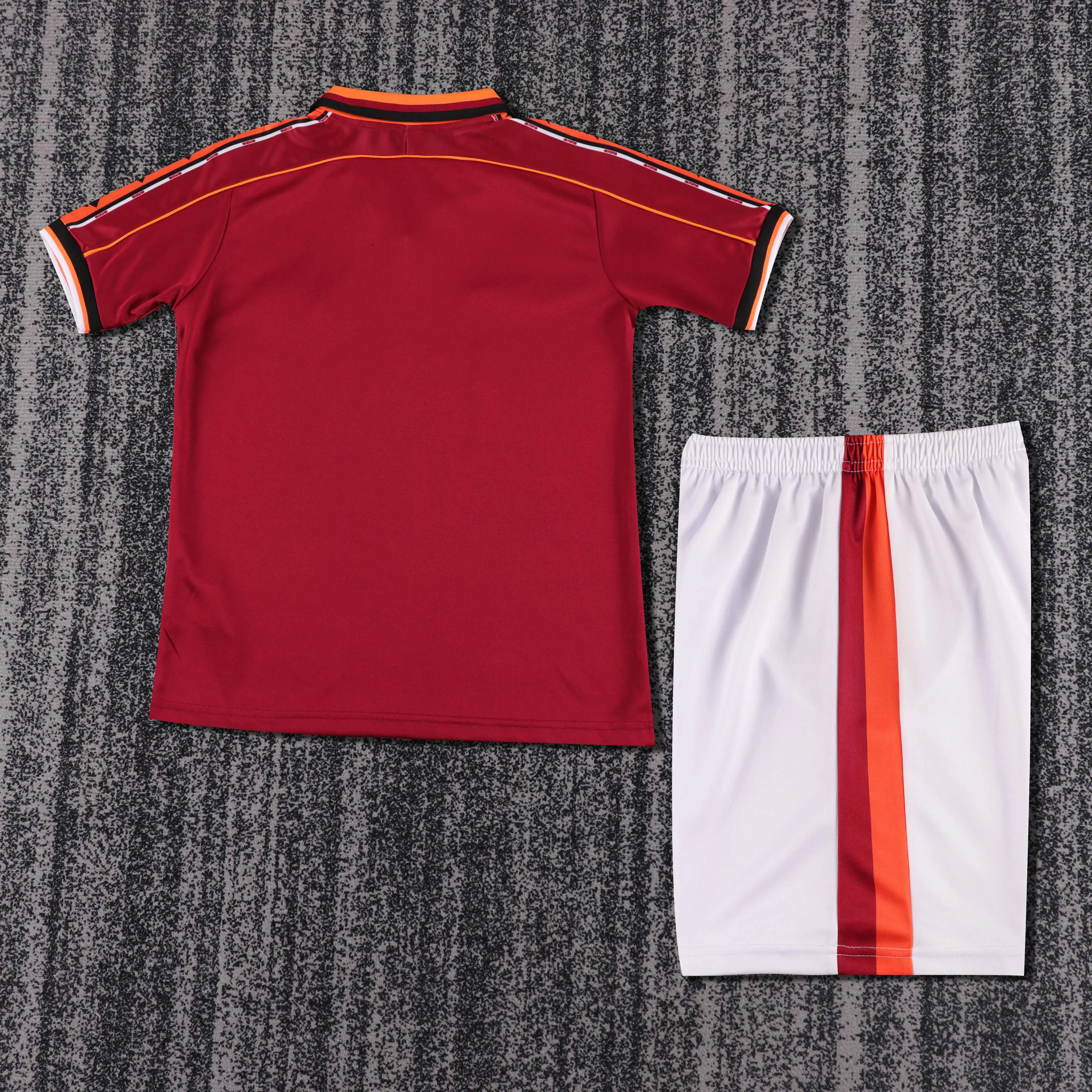 1998-99 Roma Home Retro Shirt - Kids view 2