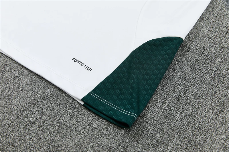 2026-27 Real Madrid White & Green Half-Zip Training Jersey view 9