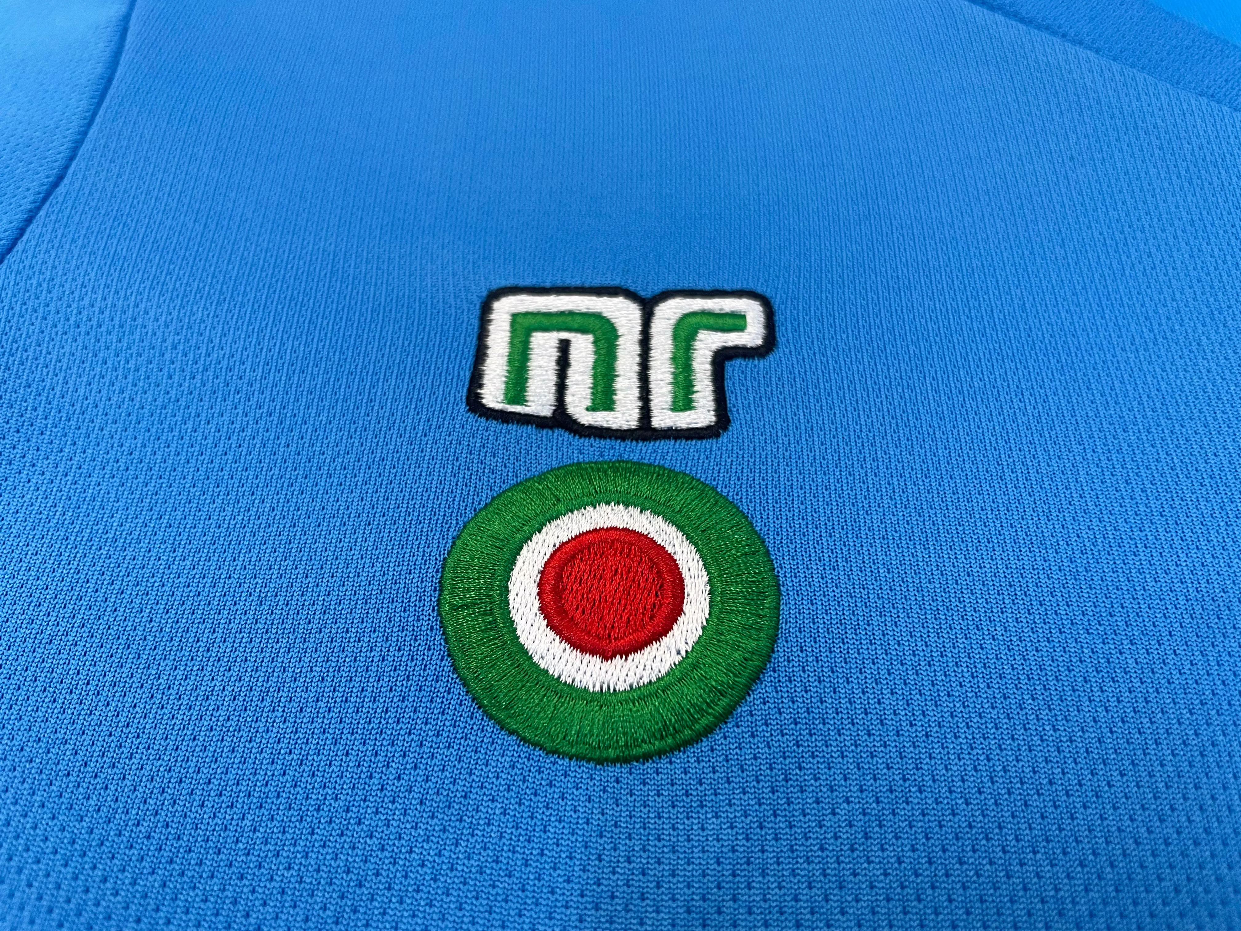 1987-88 Napoli Home Retro Shirt - Kids view 12