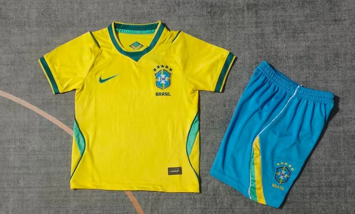 2026-27 Brazil Home Jersey - Kids'