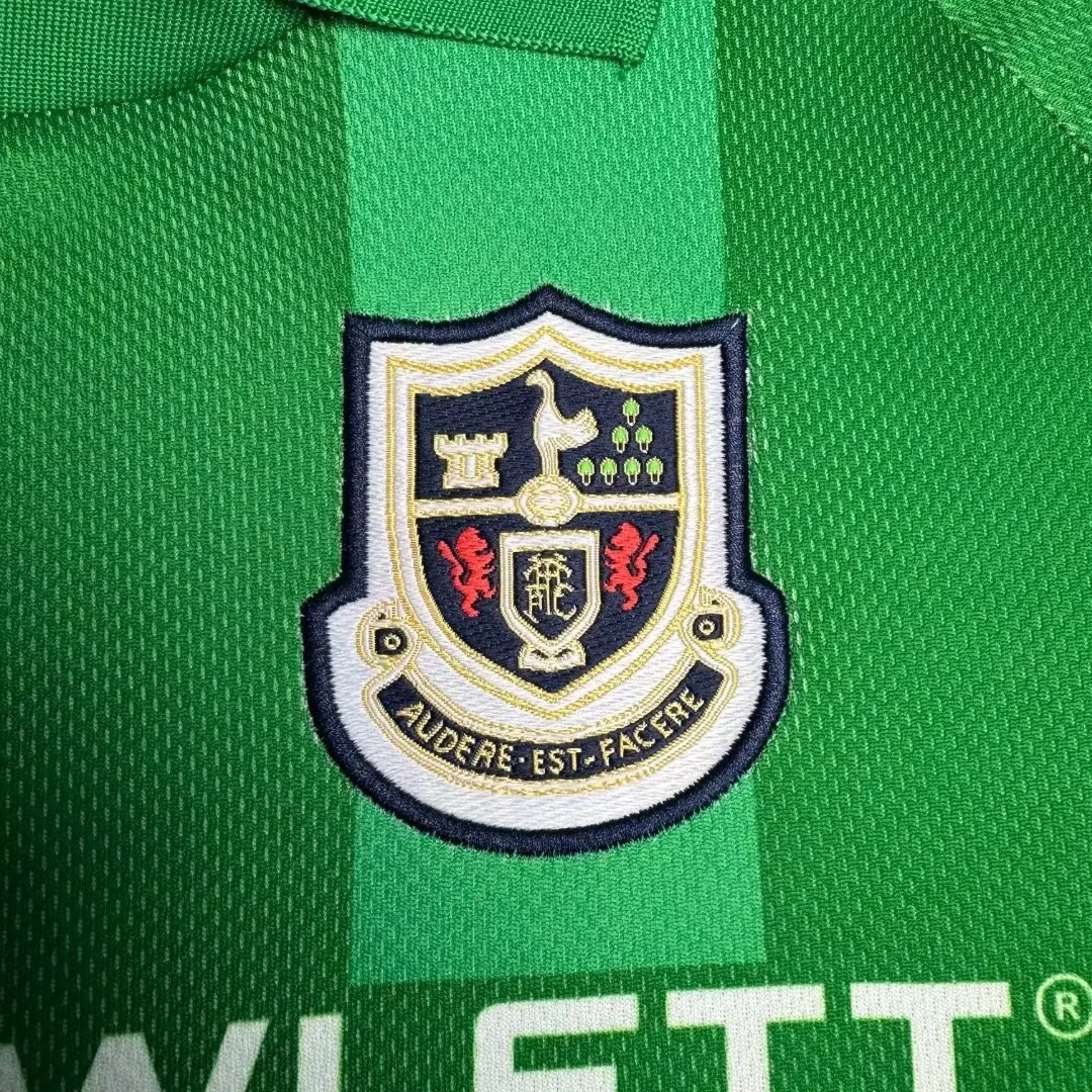 1997-99 Tottenham Hotspur Green Goalkeeper Long Sleeve Retro Shirt view 6