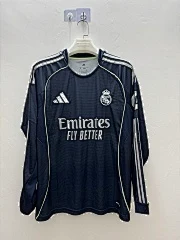 2025-26 Real Madrid away long-sleeved jersey. view 3