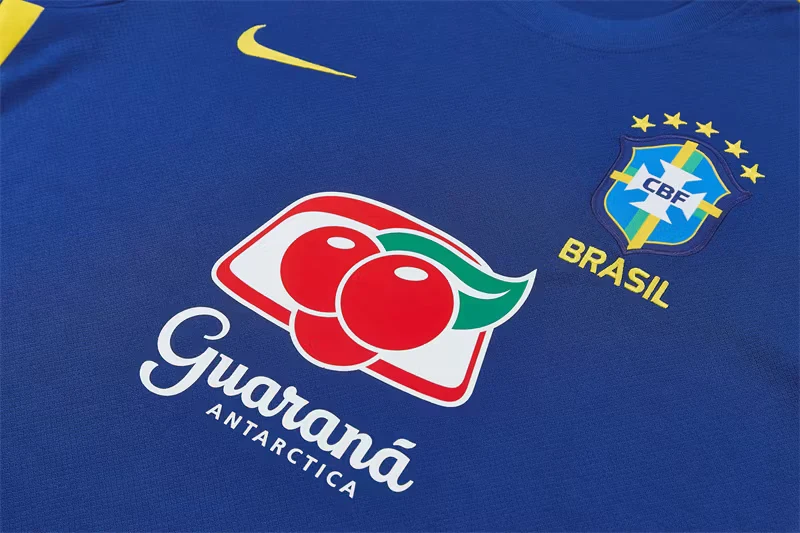2026-27 Brazil Royal Blue Short-Sleeve Training Jersey view 8