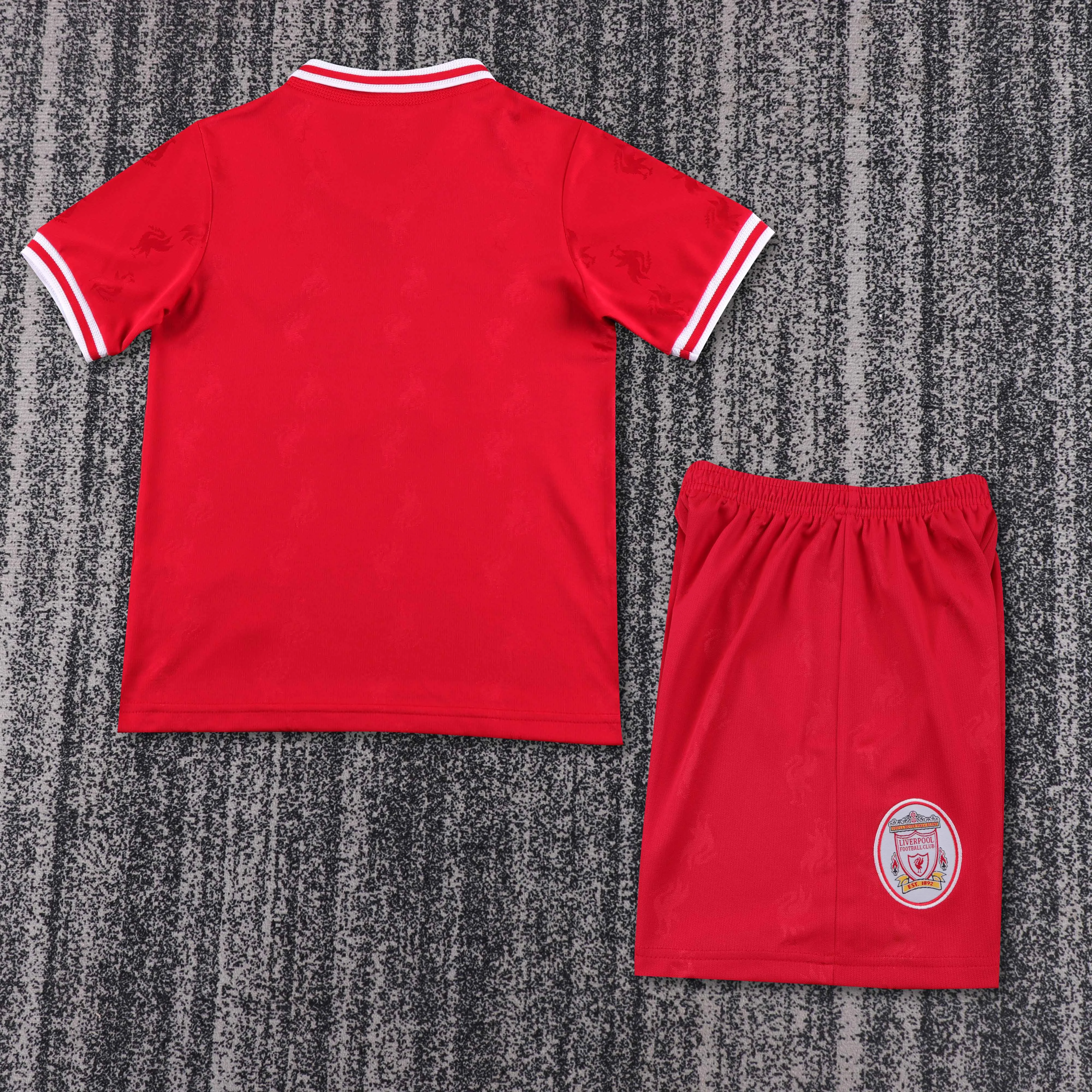 1996-97 Liverpool Home Retro Shirt - Kids view 2