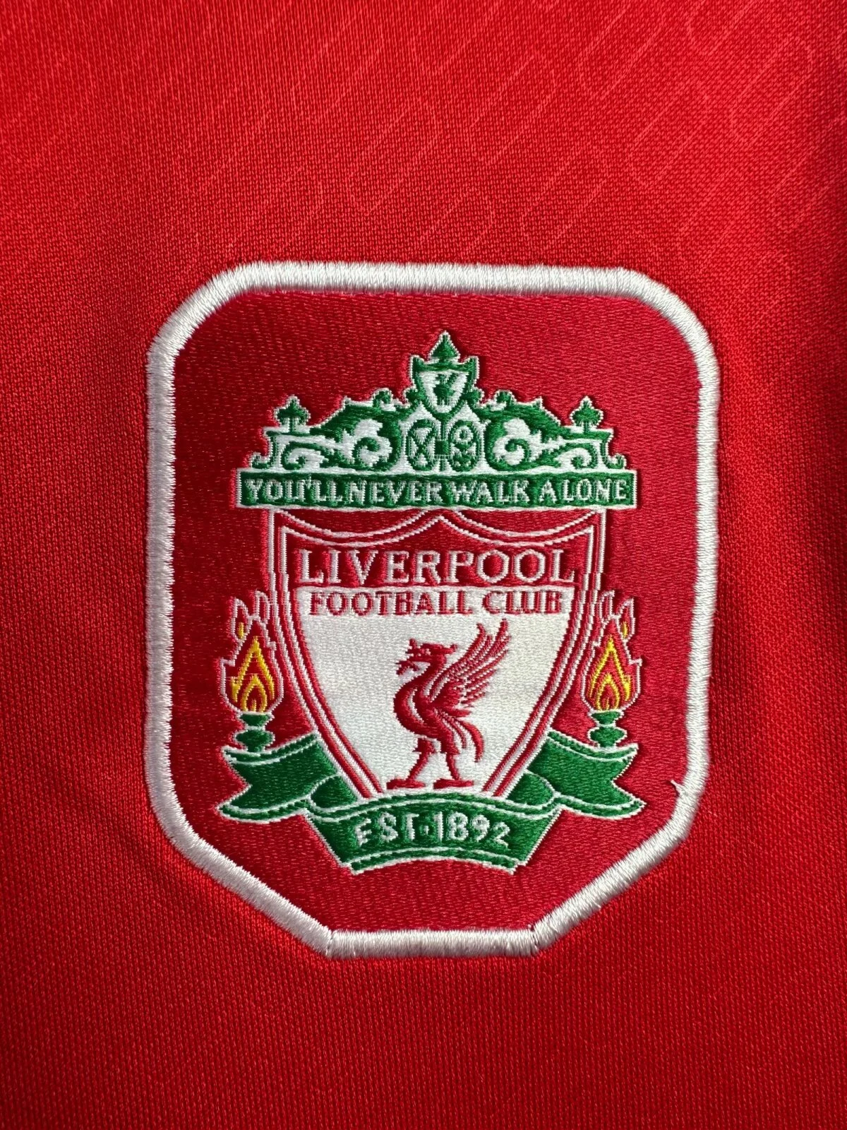 2004-05 Liverpool FC Home Long Sleeve Retro Shirt view 5