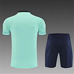 2025-26 Marseille Blue Short Sleeve Training Jersey view 2