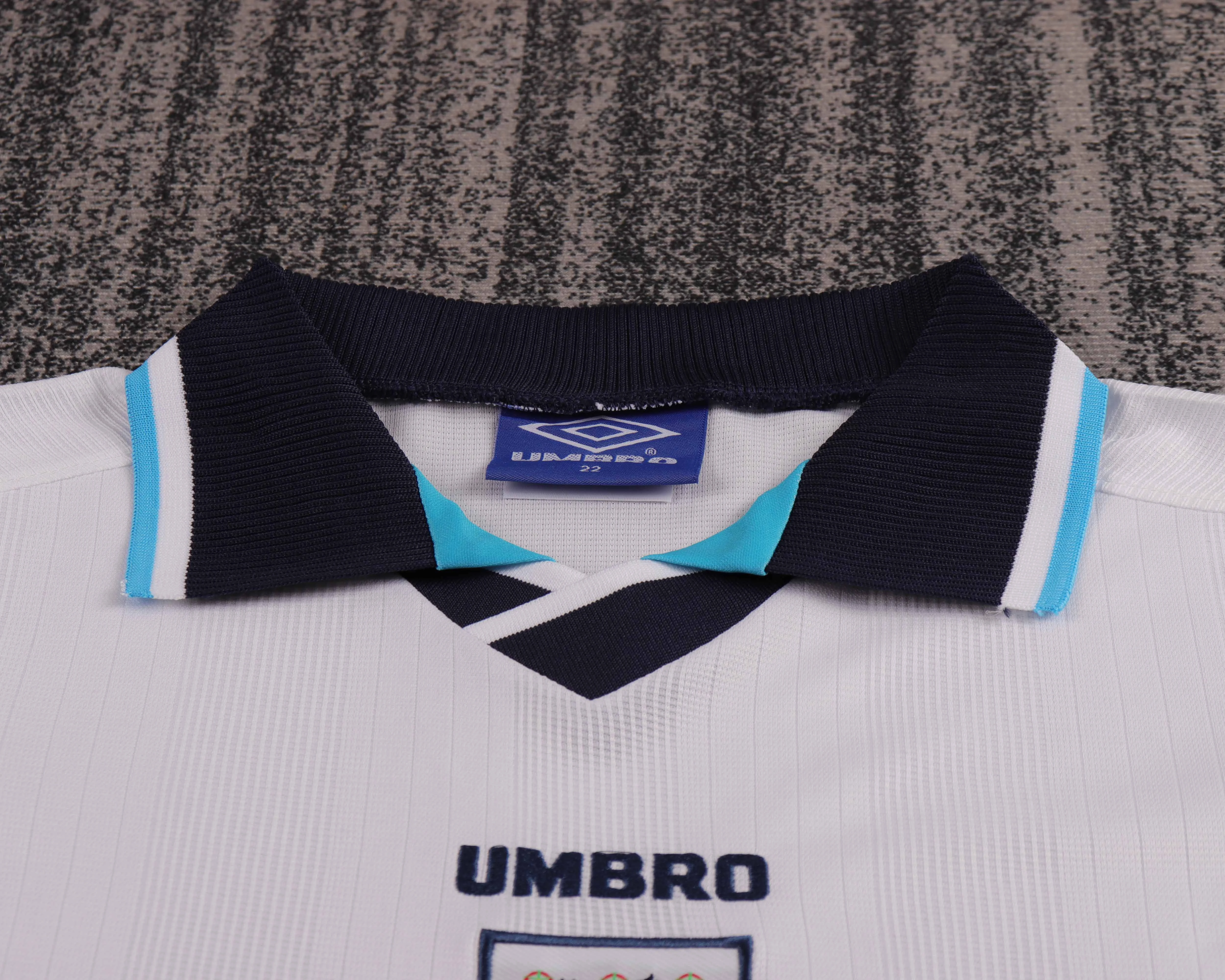 1996 England Home Retro Shirt - Kids Sizes view 6