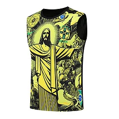 2025-26 Brazil vest training jersey view 7