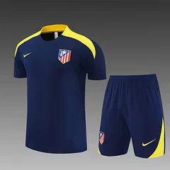 2025-26 Atletico Madrid Royal Blue Short Sleeve Training Jersey view 4