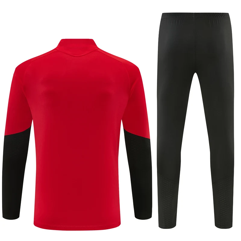 2026-27 Manchester United Red Half-Zip Training Jersey view 18