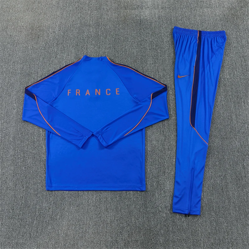 2026-27 France Blue Half-Zip Training Jersey view 17