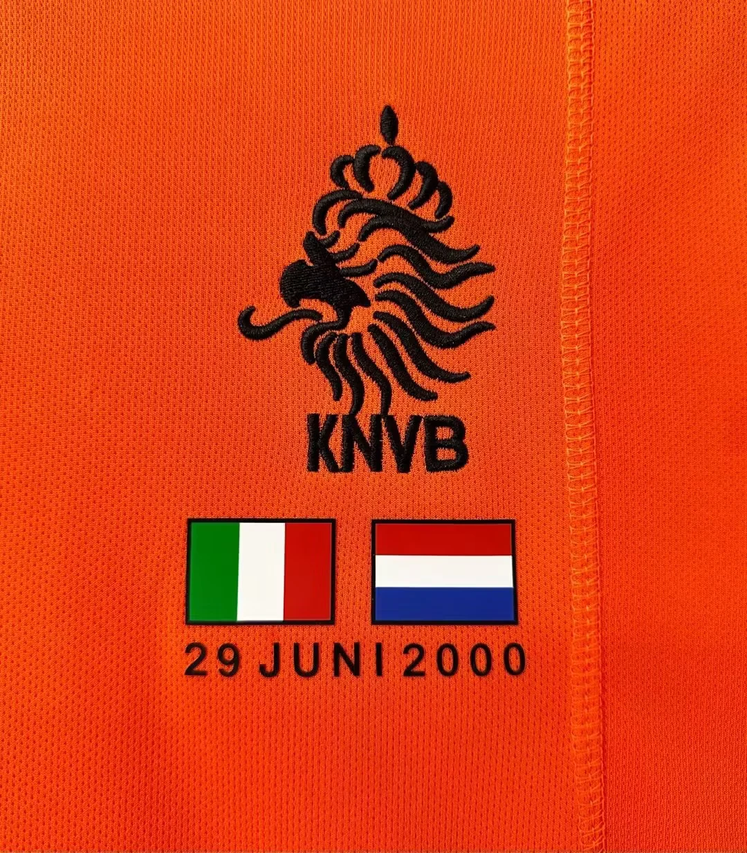 2000 Netherlands Home Retro Jersey view 4