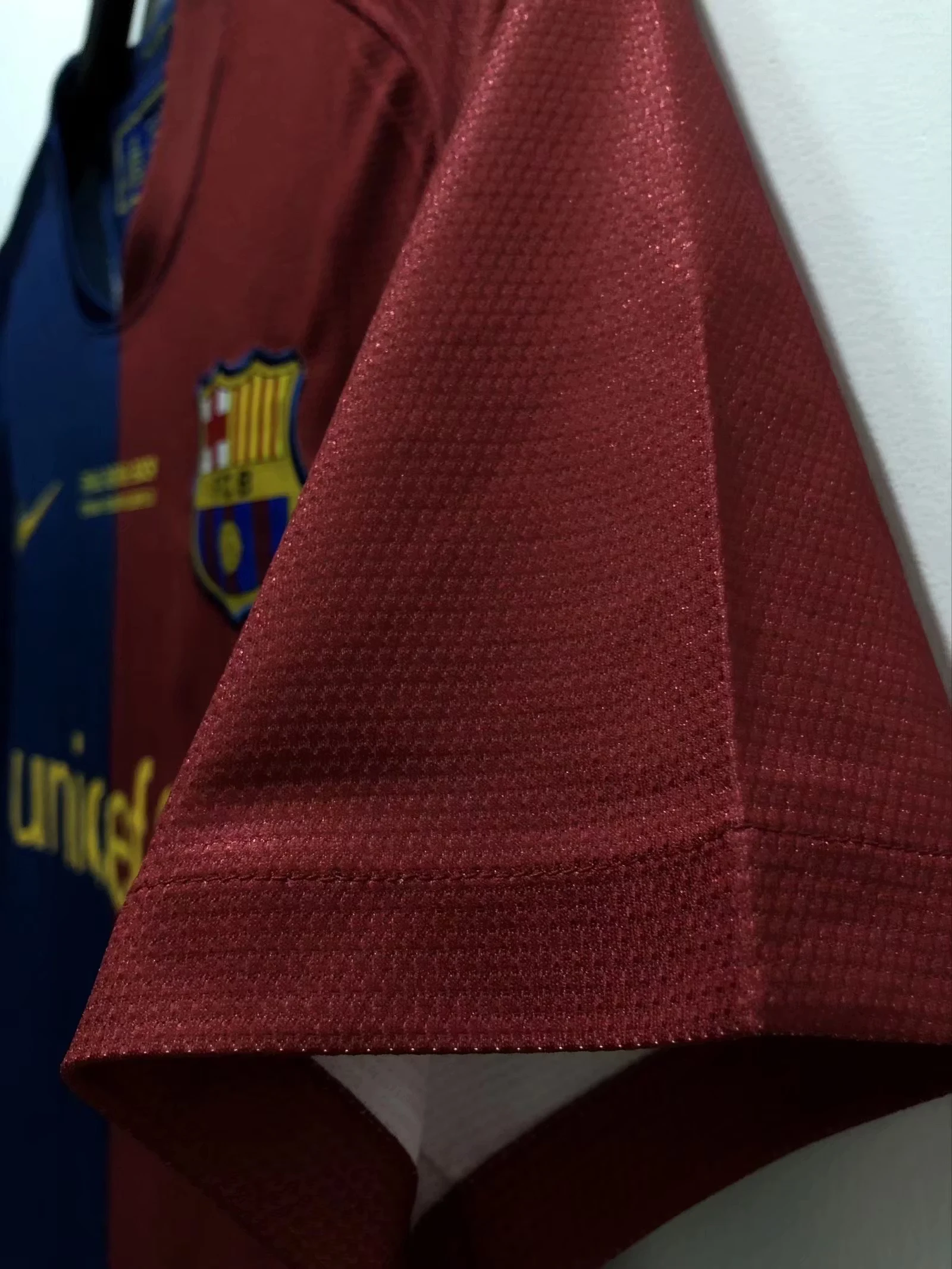 2008-09 Barcelona Home Retro Jersey - Champions League Edition view 4