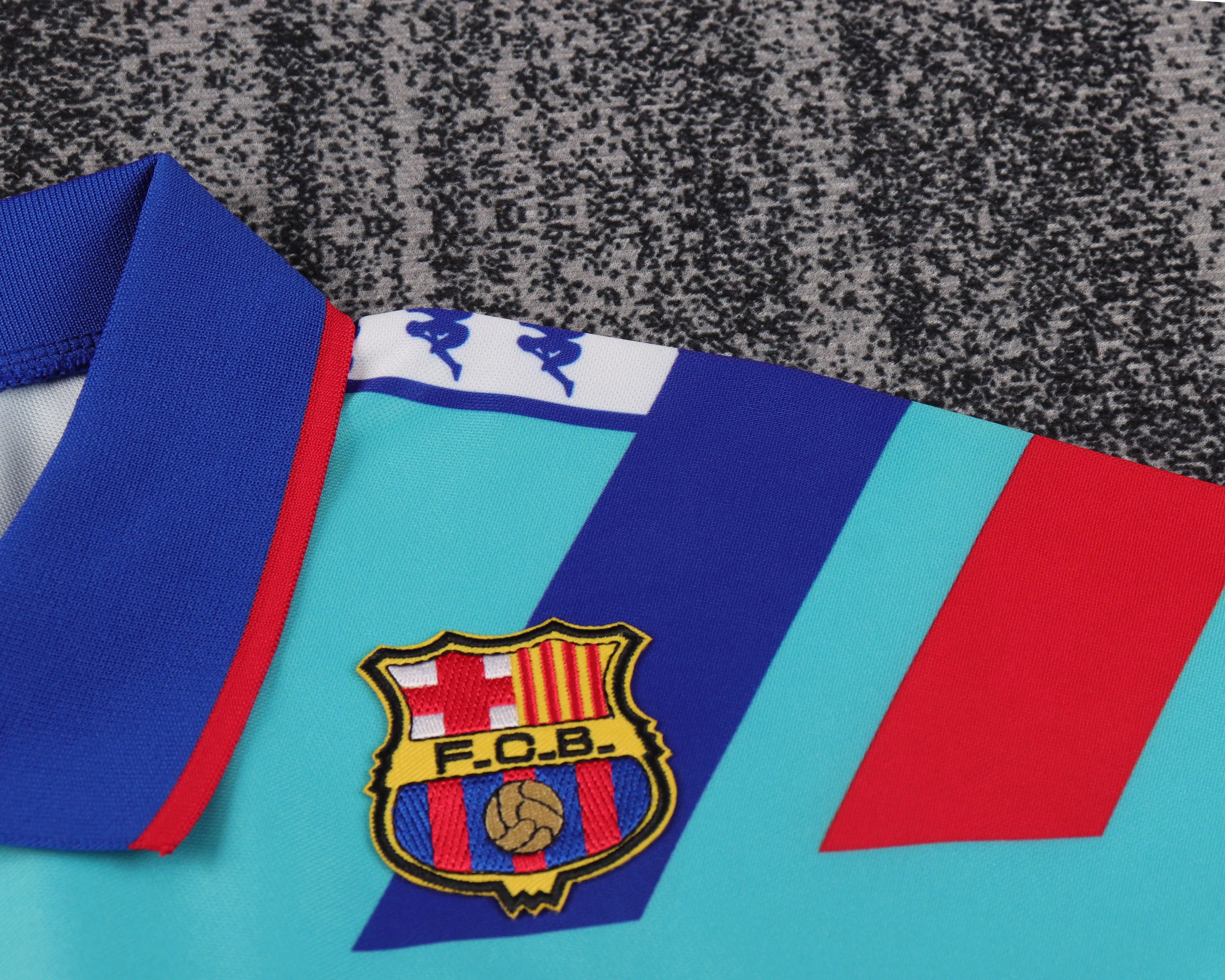 1992-95 Barcelona Away Retro Shirt - Kids Sizes view 12