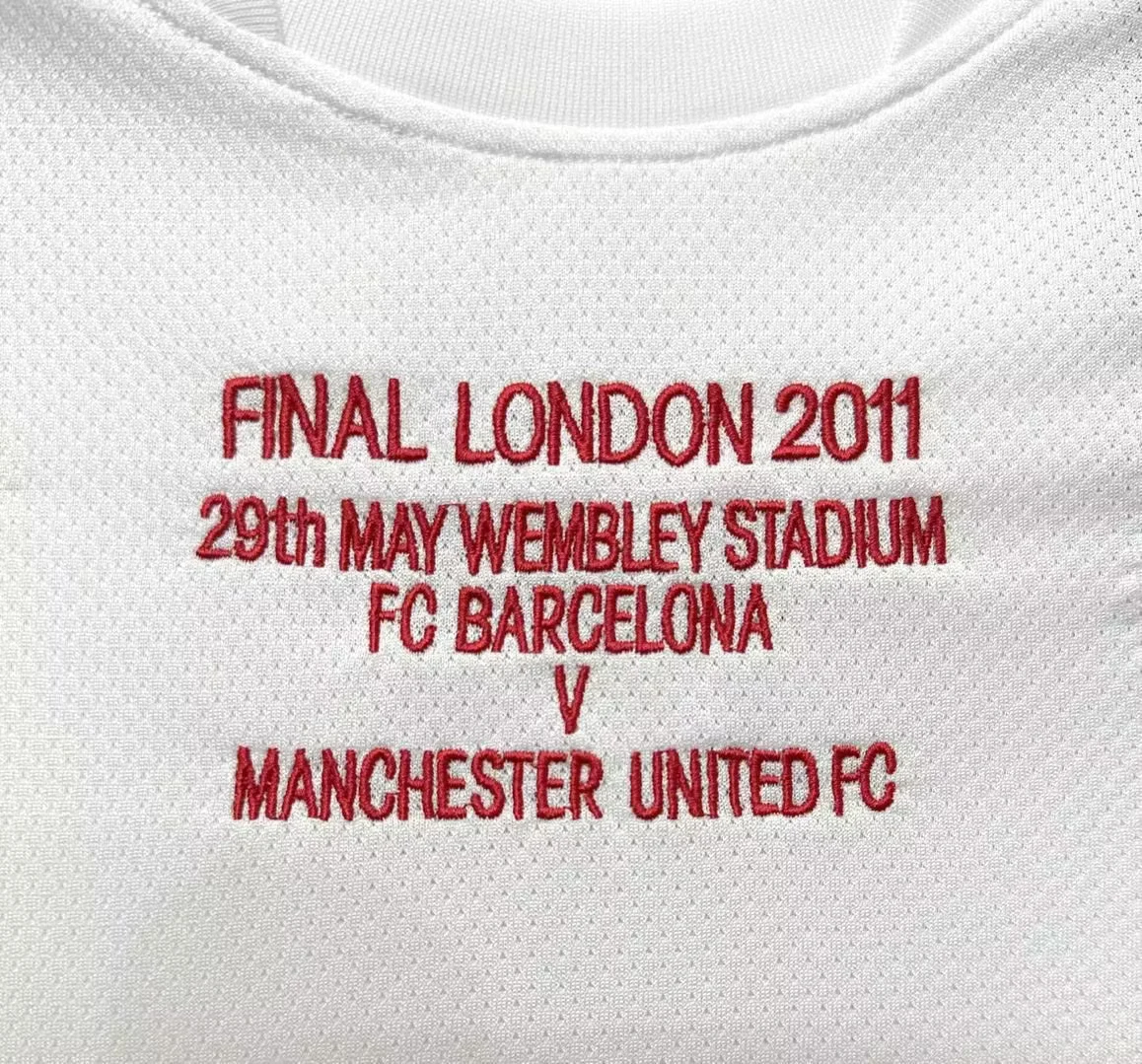 2011-12 Manchester United Away Retro Jersey - Champions League Edition view 10