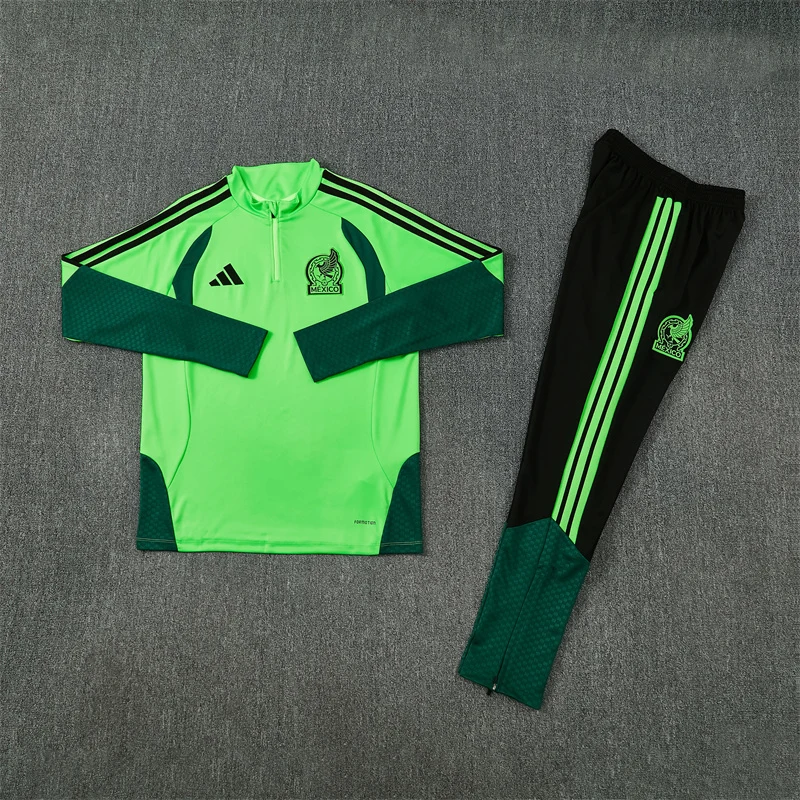 2026-27 Mexico Green Half-Zip Training Jersey view 11
