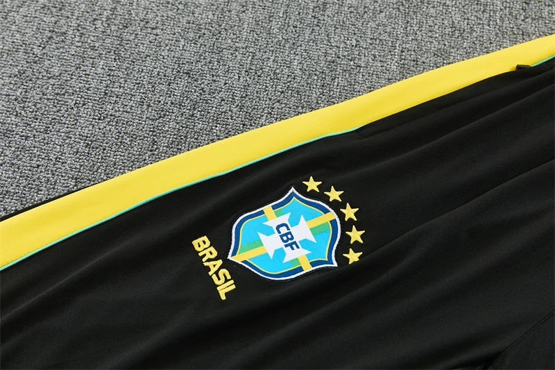 2026-27 Brazil Jordan White Half-Zip Training Jersey view 6