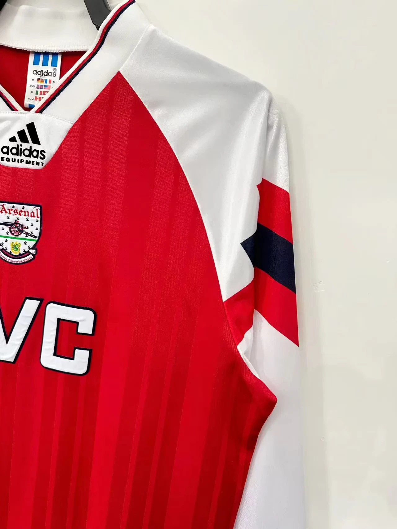 1992-94 Arsenal Home Long Sleeve Retro Shirt view 6