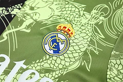 2025-26 Real Madrid Black and Green Short Sleeve Training Jersey view 13